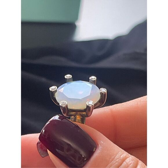 Sterling Silver Opalite Ring - Picture 5 of 8